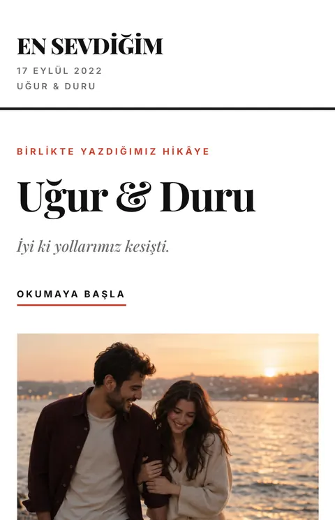 Dergi tasarımının telefon görünümü
